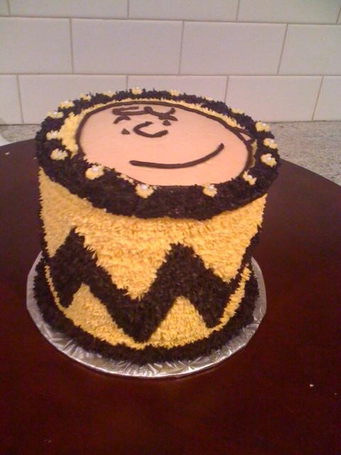 Charlie Brown Birthday Cake