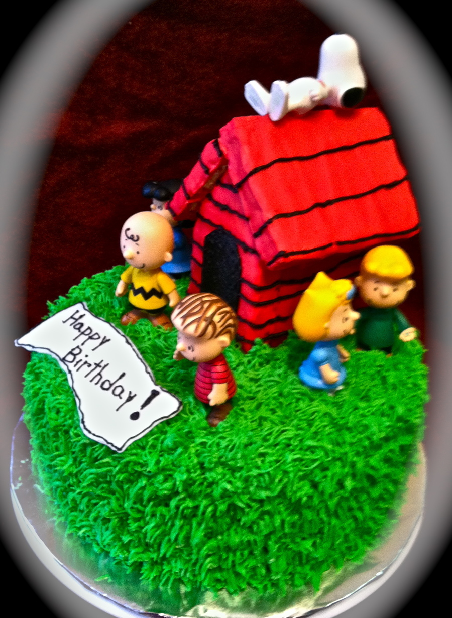 Charlie Brown Birthday Cake