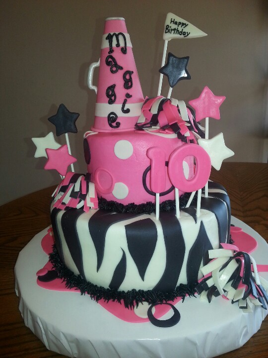 13 Photos of Cheer Birthday Cakes For Girls