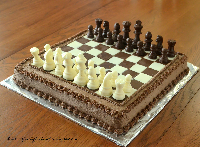 Chess Birthday Cake