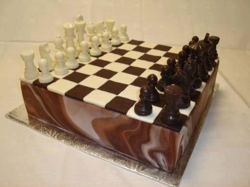 Chess Board Cake