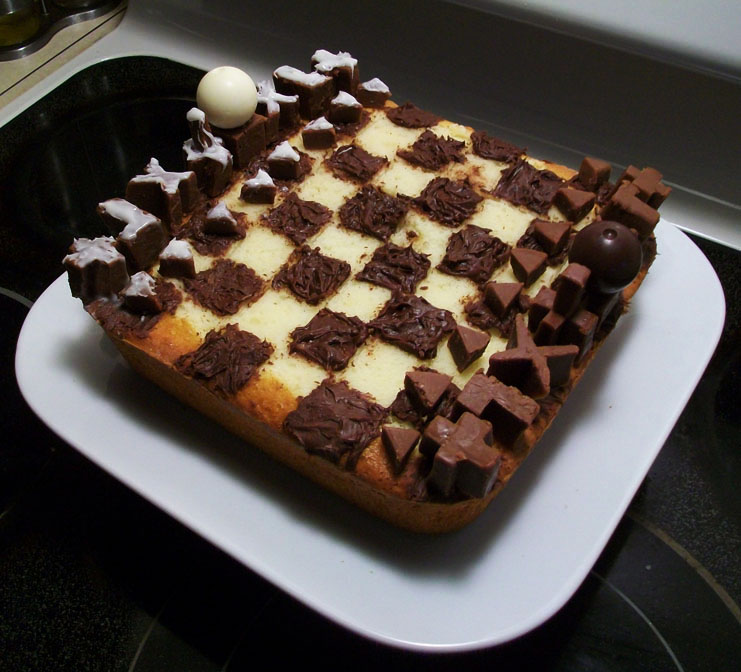 Chess Board Cake