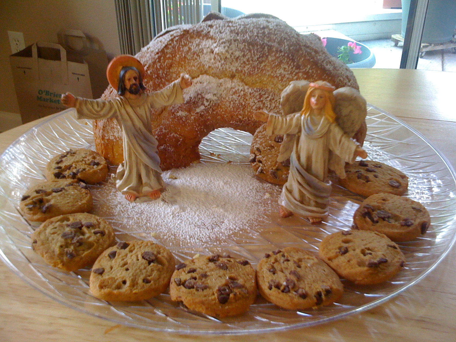 Christ Risen Empty Tomb Cake Easter