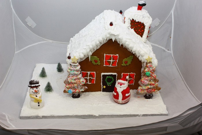 Christmas Gingerbread House Cake