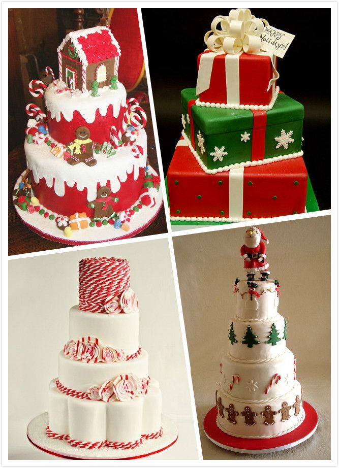 5 Photos of Christmas Engagement Cakes