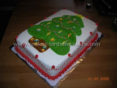 Christmas Tree Cake