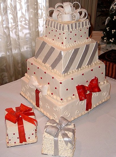 Christmas Wedding Cakes Ideas