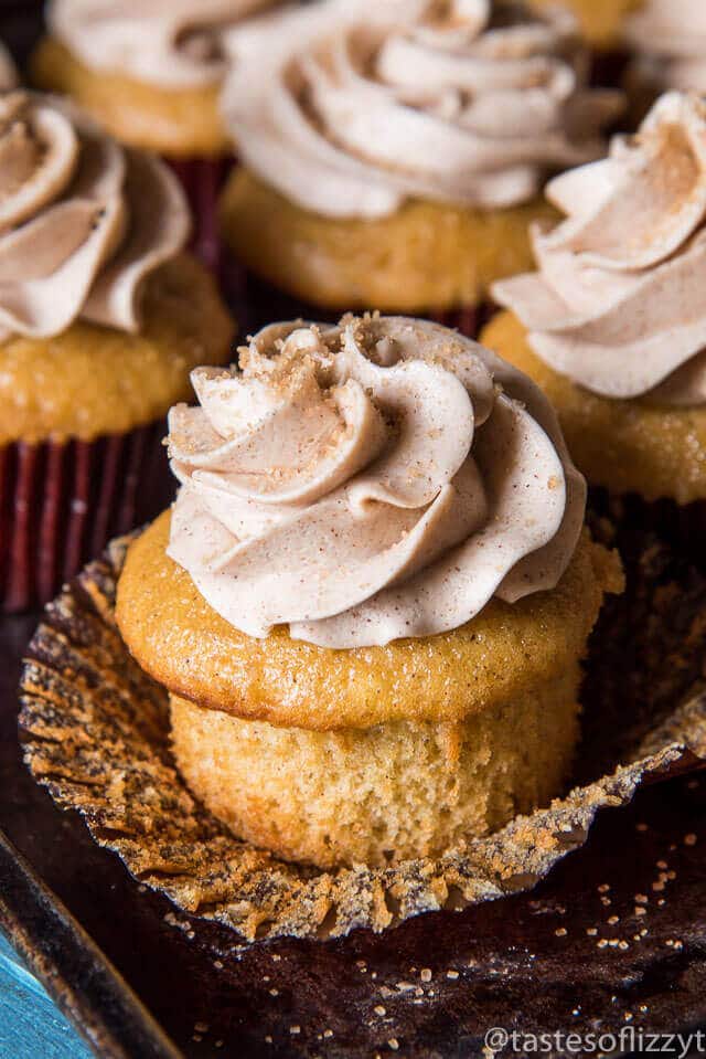 Cinnamon Cupcakes with Cake Mix