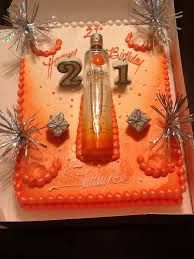 Ciroc Bottle Birthday Cake