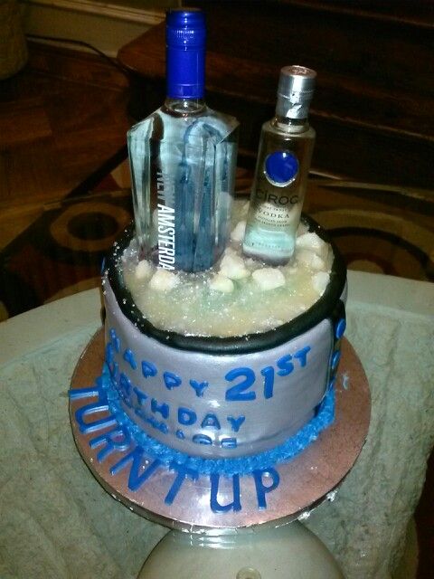 Ciroc Bottle Birthday Cake