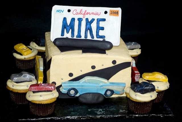 Classic Car Birthday Cake