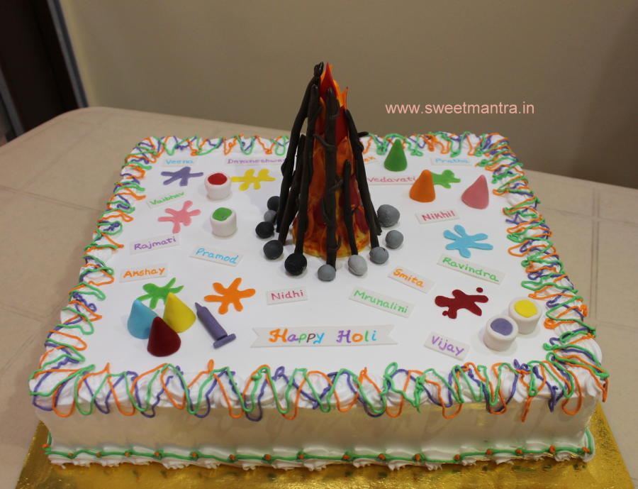 Colorful Sheet Cake