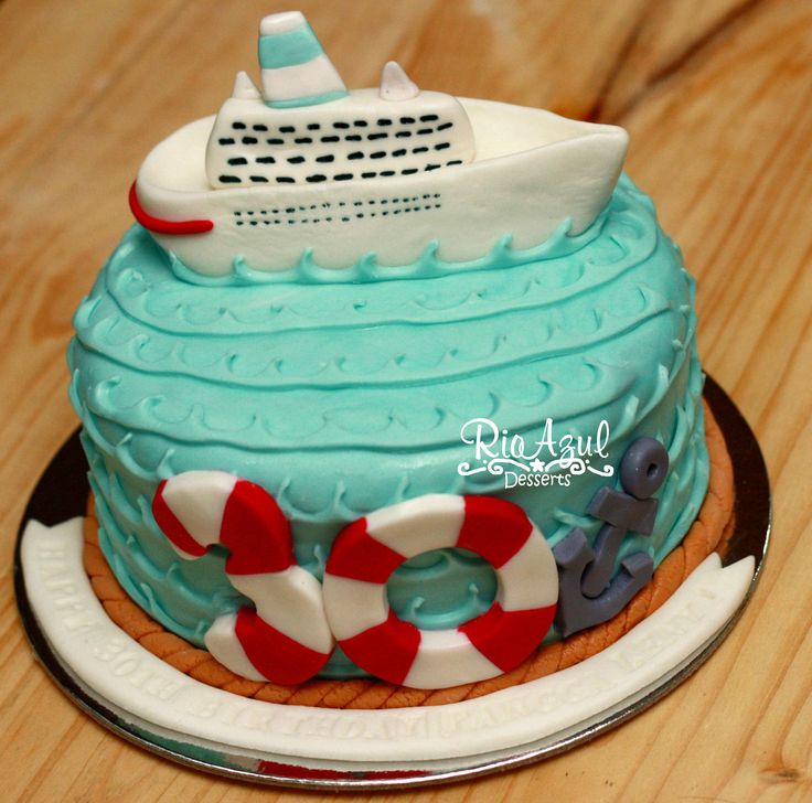 Cruise Ship Birthday Cake