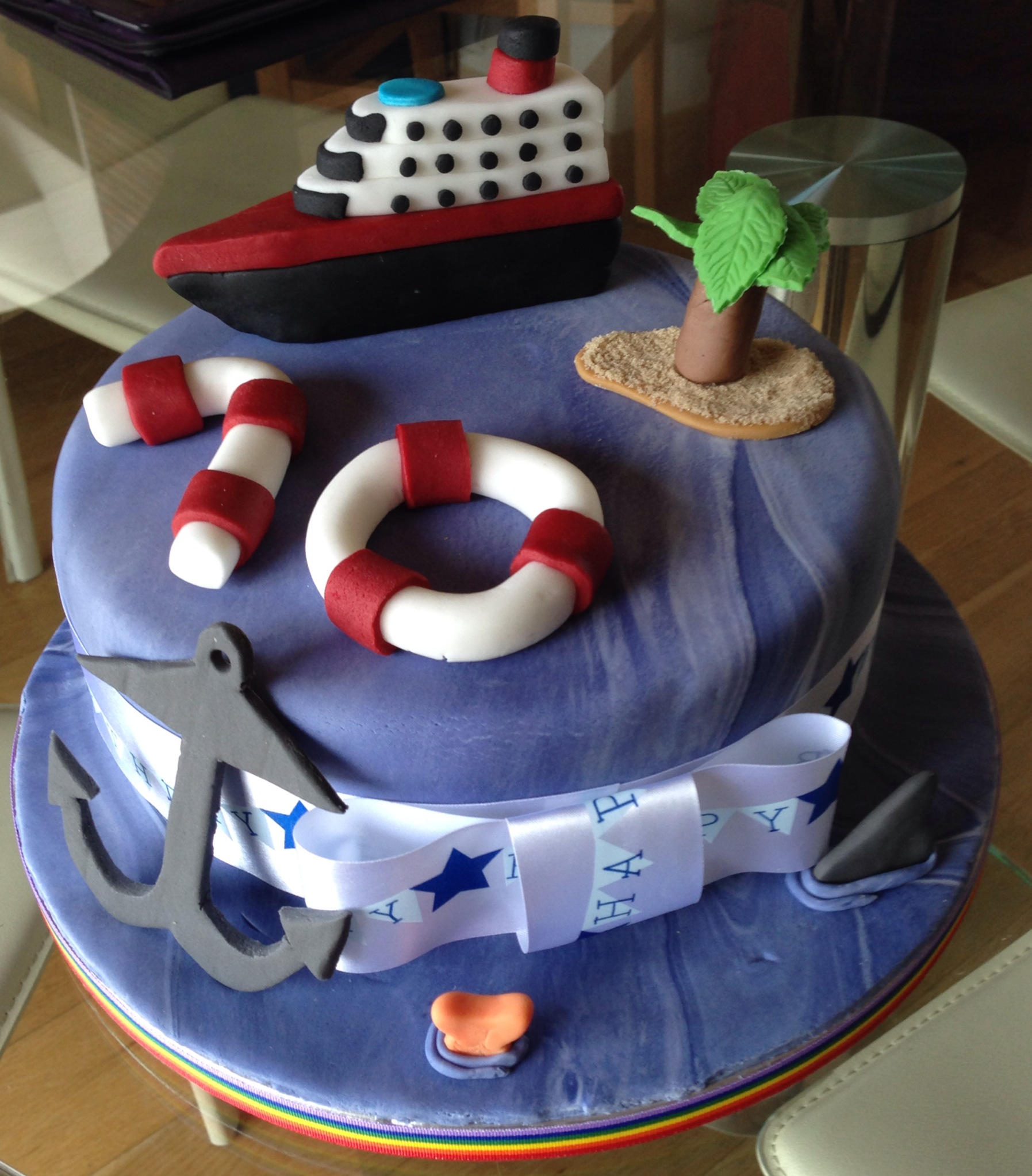 Cruise Ship Birthday Cake