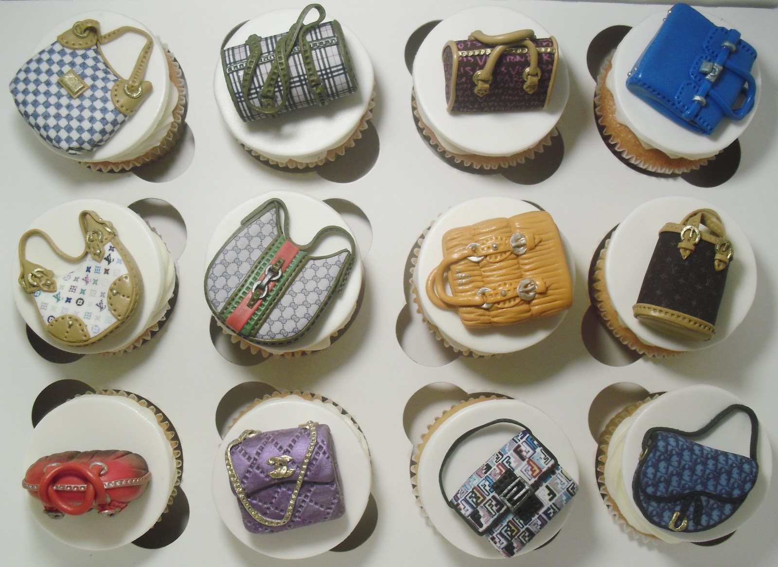 Bag Louis Vuitton Designer Cupcake Toppers Www Topsimages Com