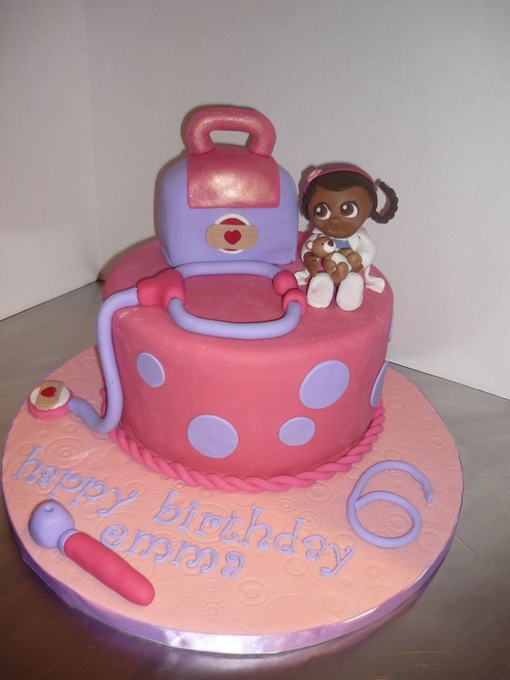 Doc McStuffins Birthday Party Cake