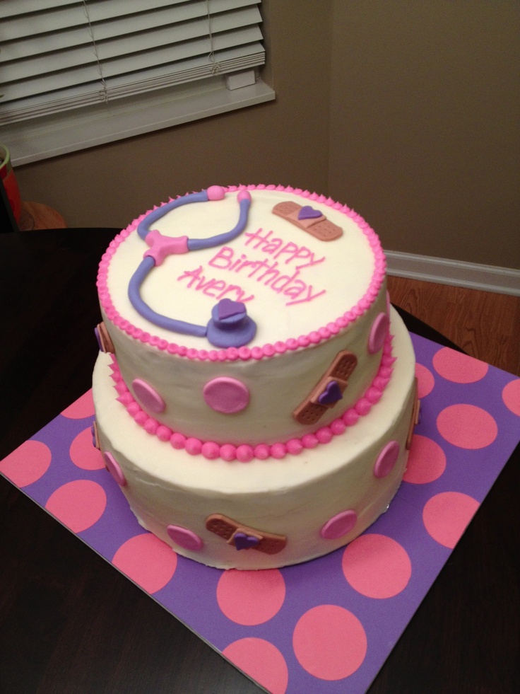 Doc McStuffins Birthday Party Cake