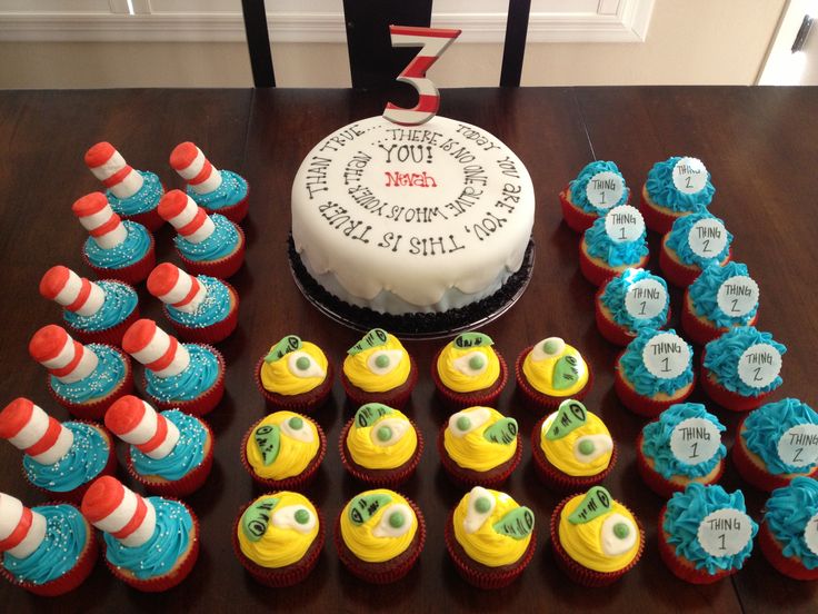 Dr. Seuss Cupcakes