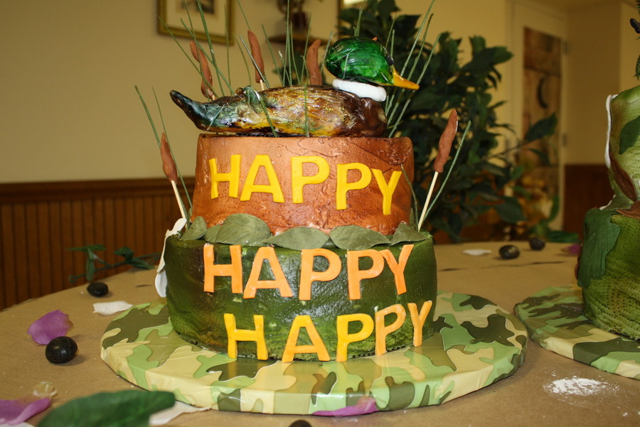 Duck Dynasty Happy Birthday Cake