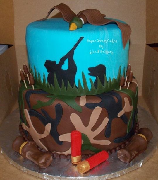 Duck Hunter Grooms Cake