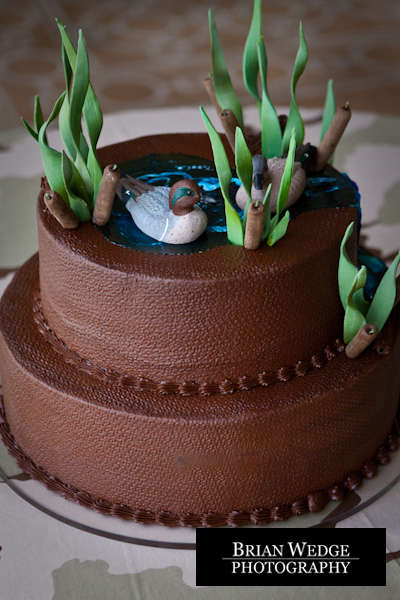 Duck Hunting Grooms Cake