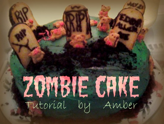 Easy Zombie Birthday Cakes