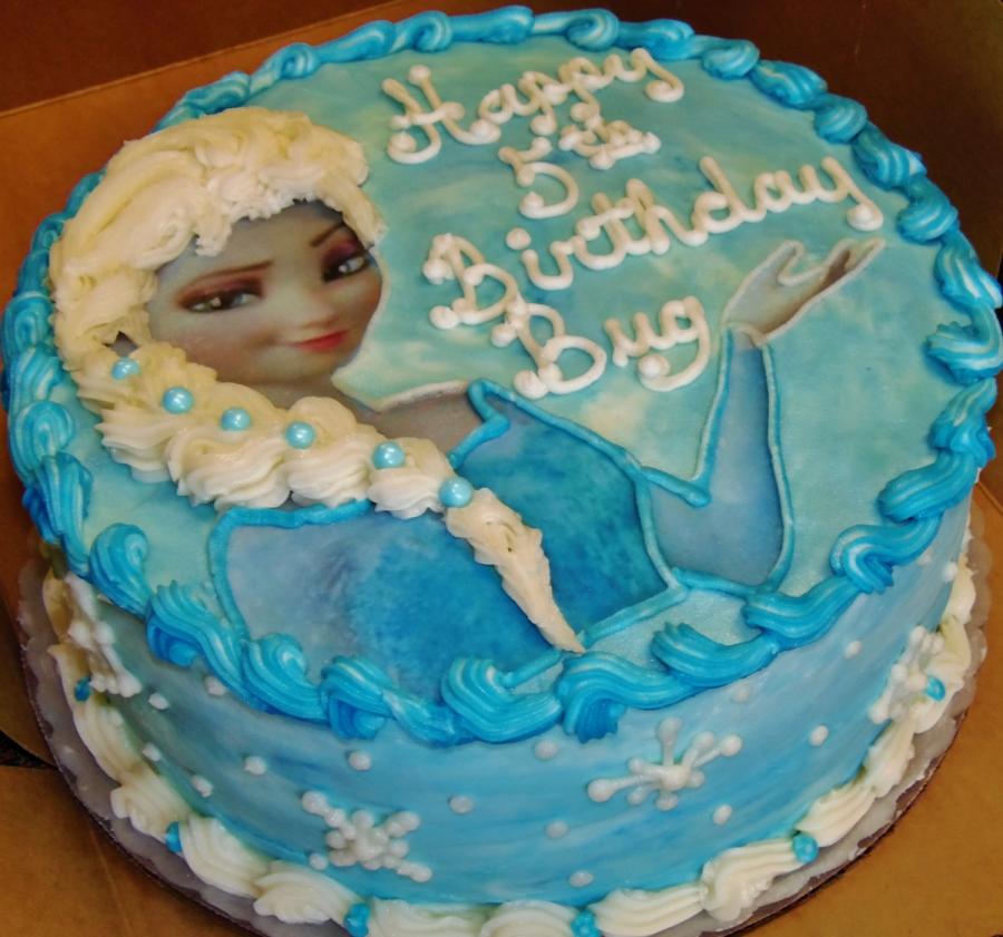 Elsa Frozen Buttercream Cake