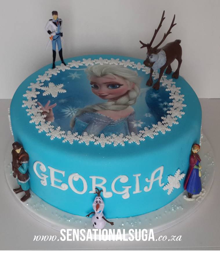 Elsa Frozen Cake