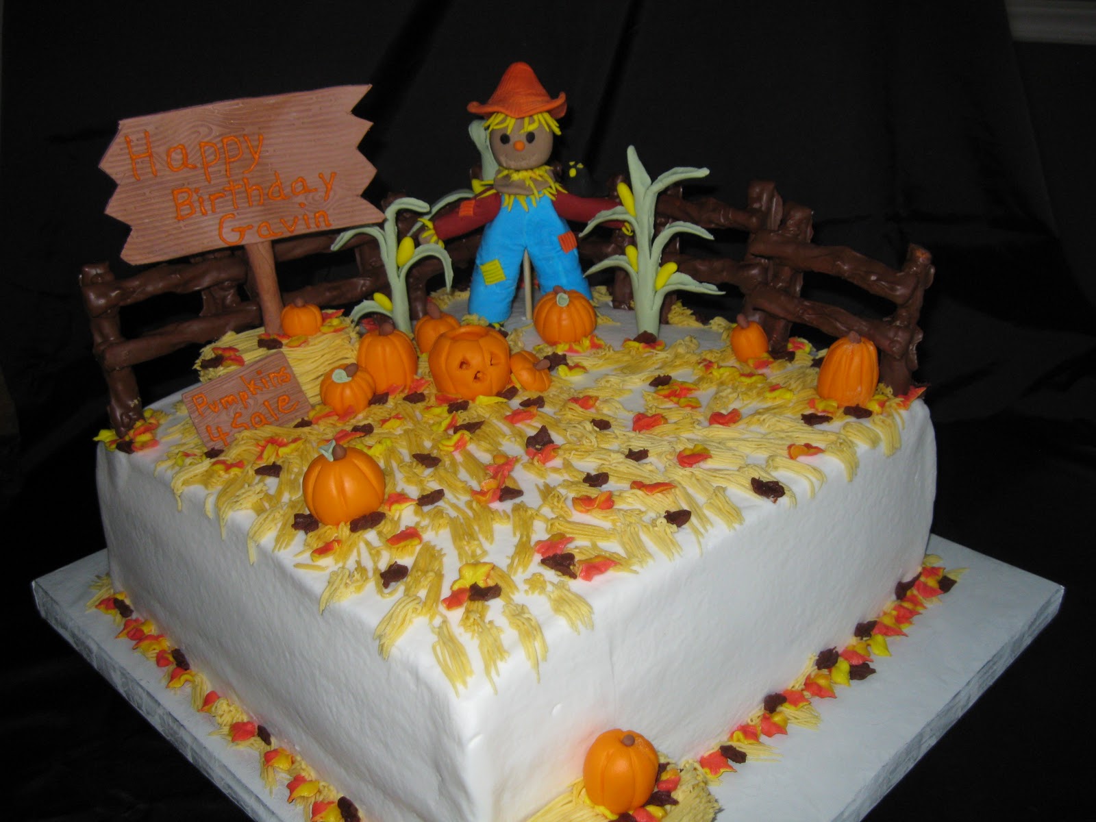 Fall Birthday Cake