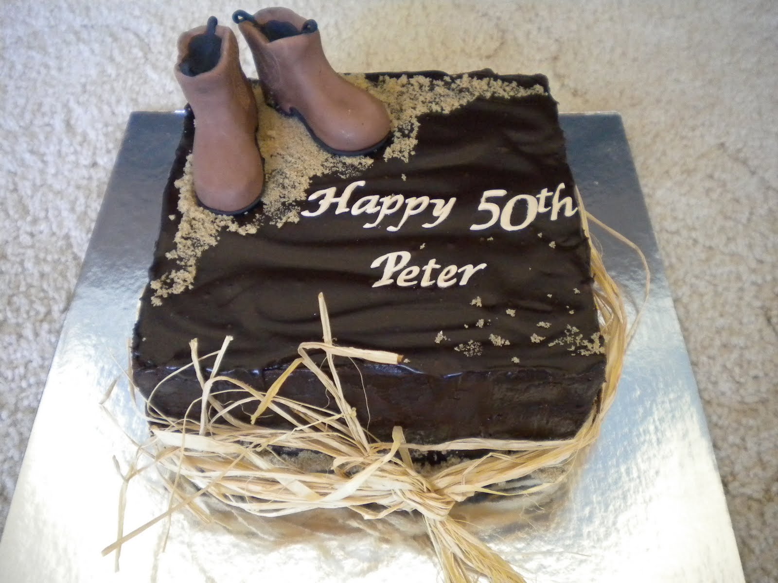 Farmer Birthday Cake