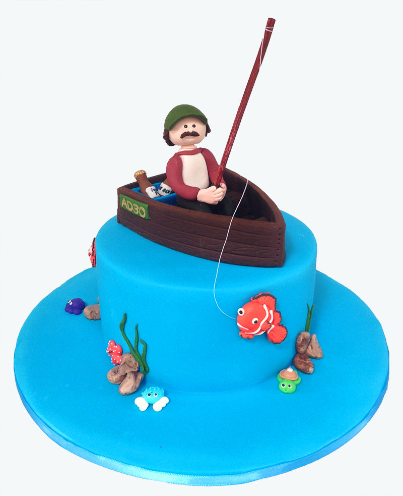 Fishing Boat Cake