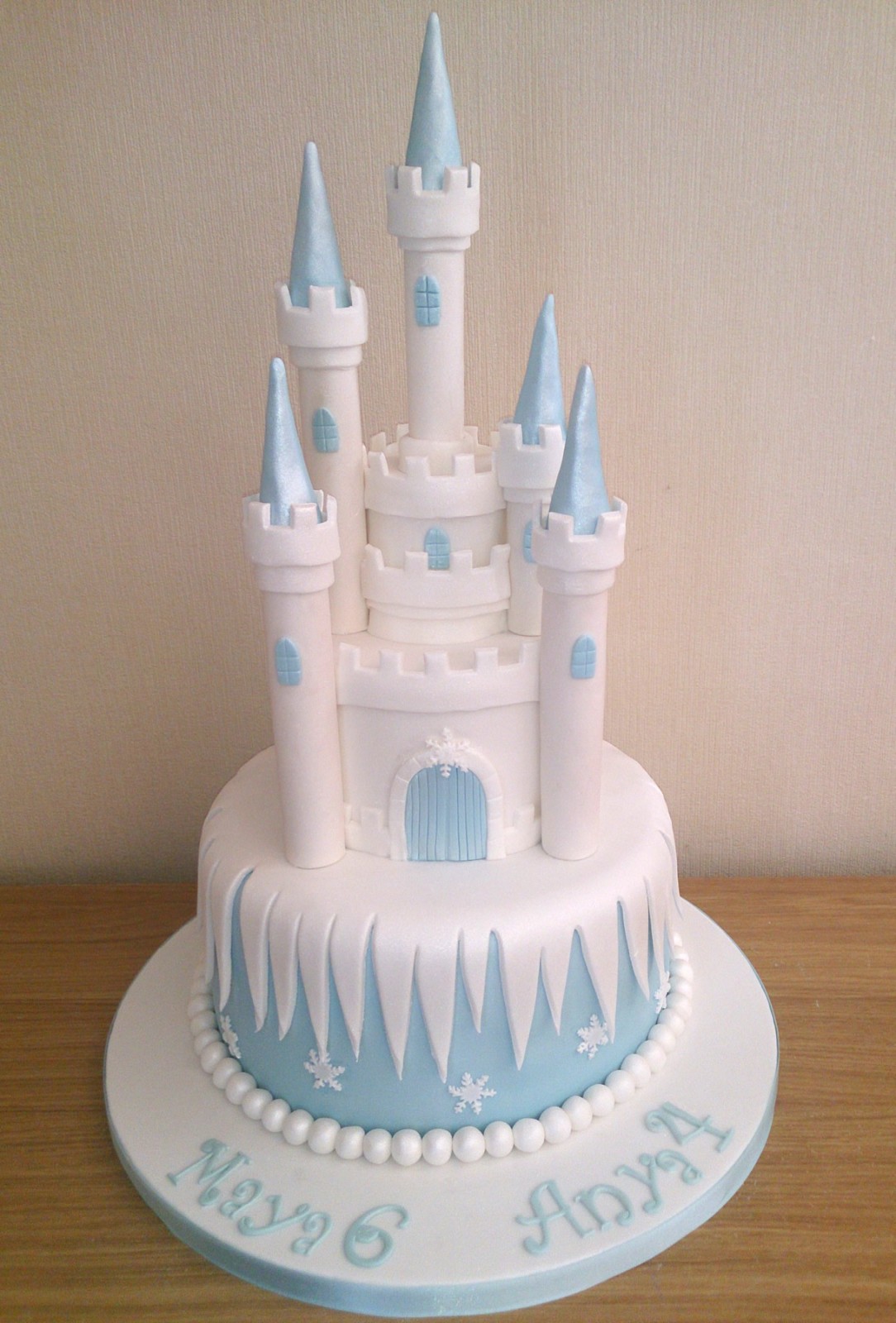 Frozen Disney Castle Birthday Cake