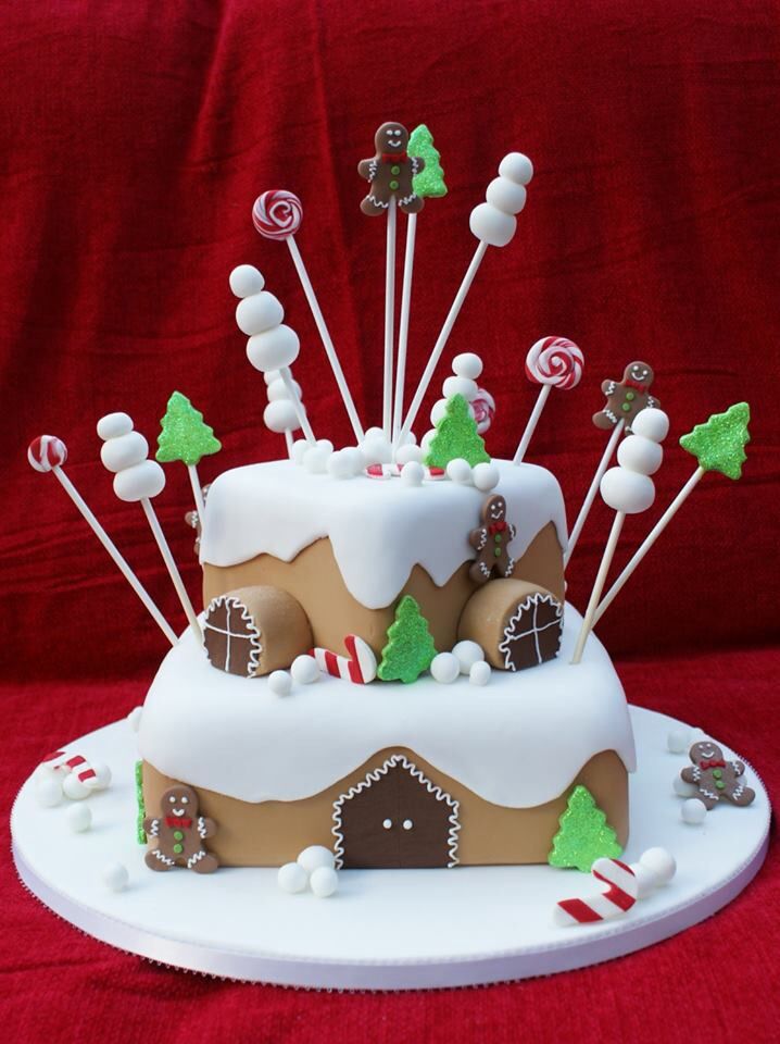 Gingerbread House Cake