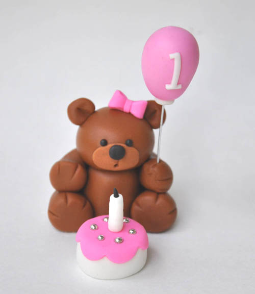 Girl 1st Birthday Cake Toppers