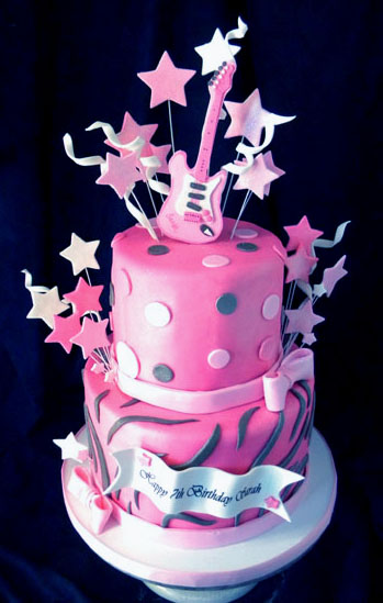 Girls Rock Star Cake