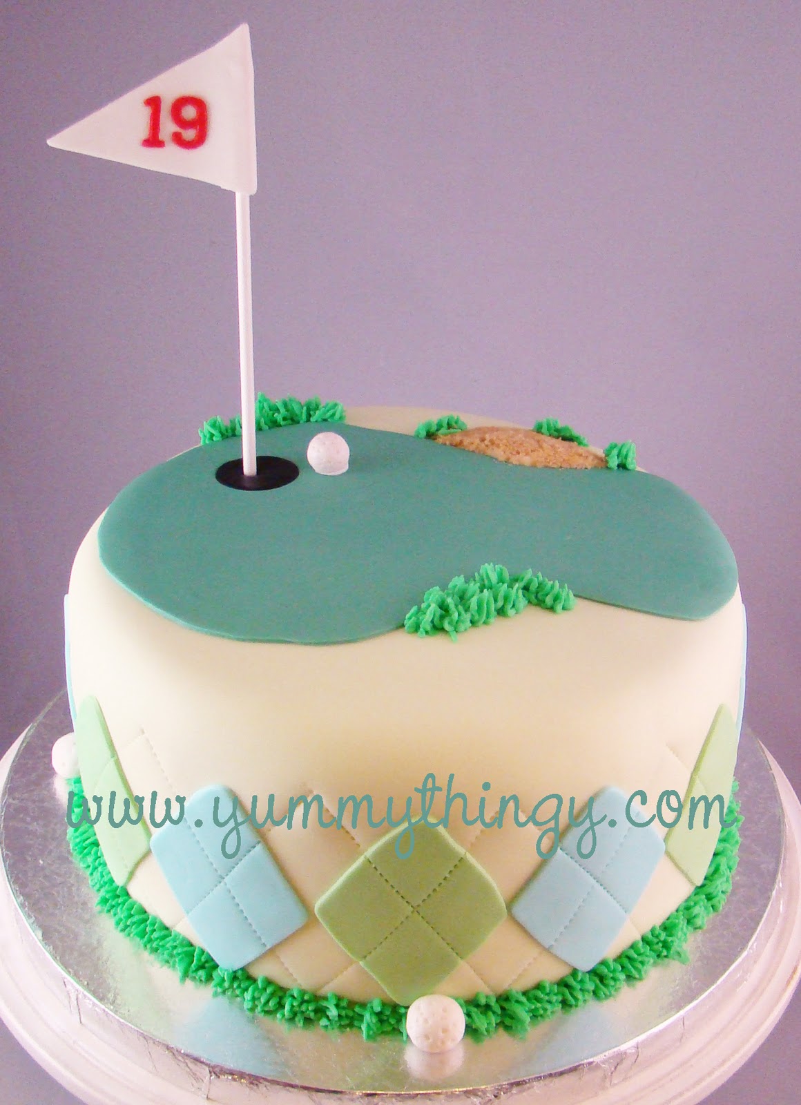 Golf Birthday Cake