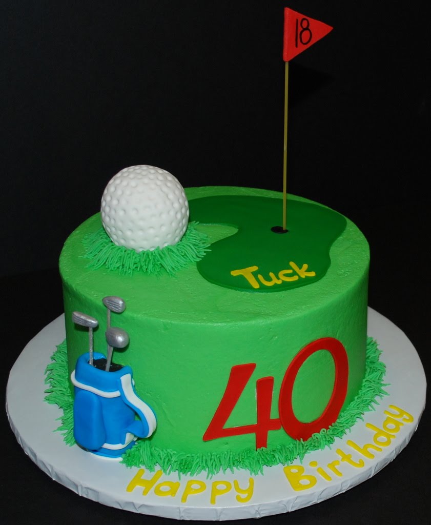 Golf Birthday Cake