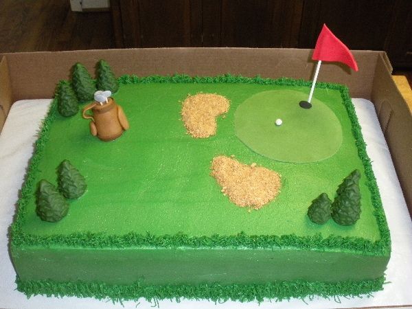 Golf Sheet Cake