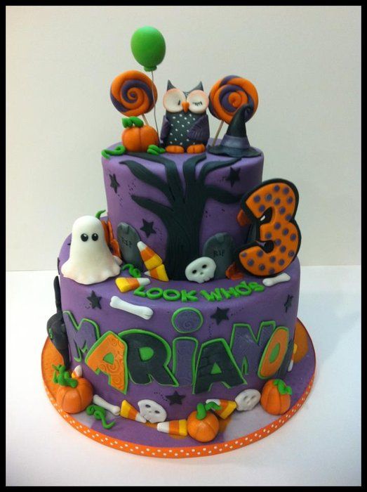 Halloween Birthday Cake