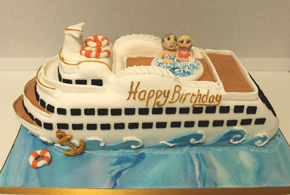 Happy Birthday Cake Cruise Ship