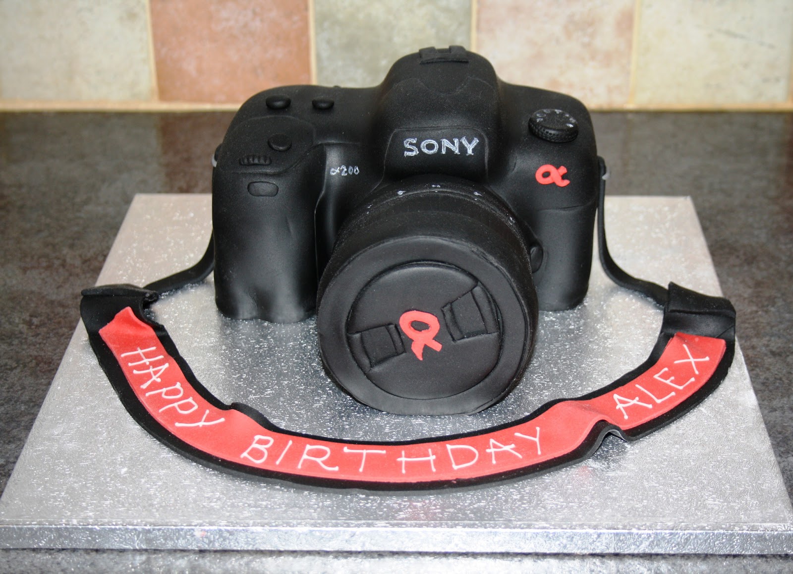 Happy Birthday Camera Cake