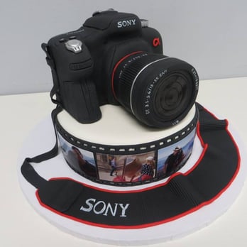 Happy Birthday Camera Cake