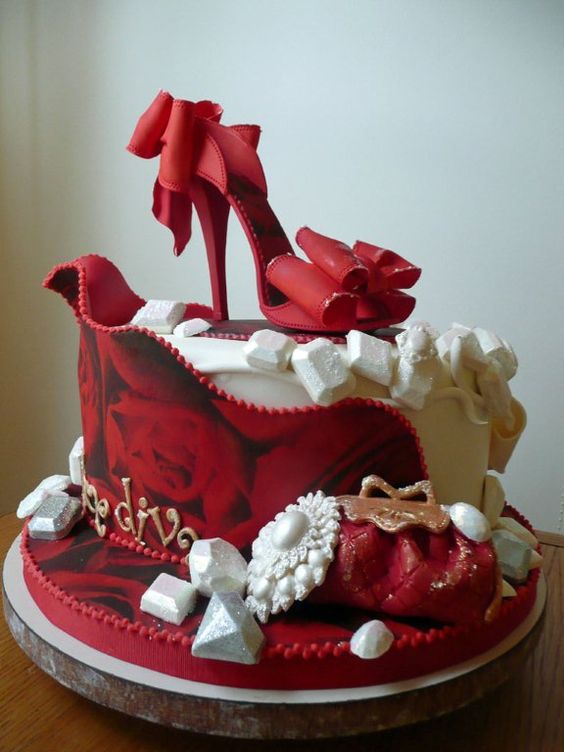 Happy Birthday Shoe Diva Cake