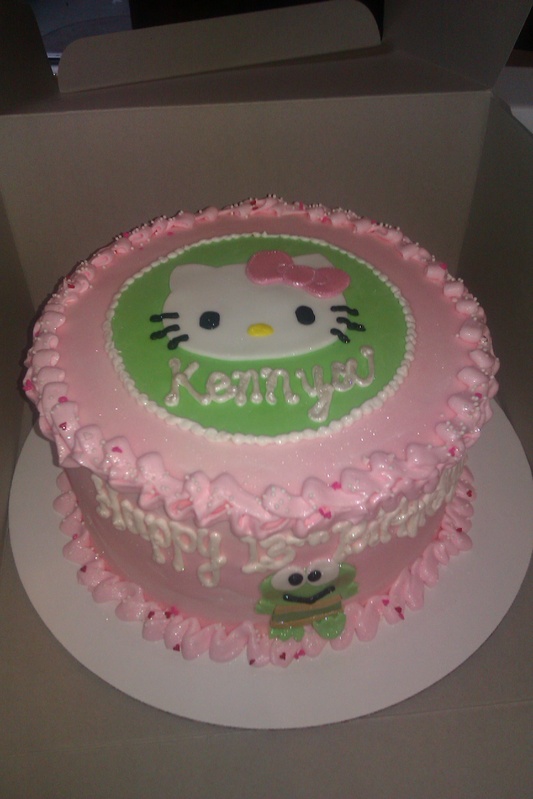 Hello Kitty Birthday Cake