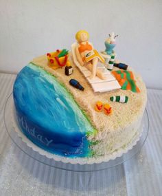 Holiday Beach Cake - Summer