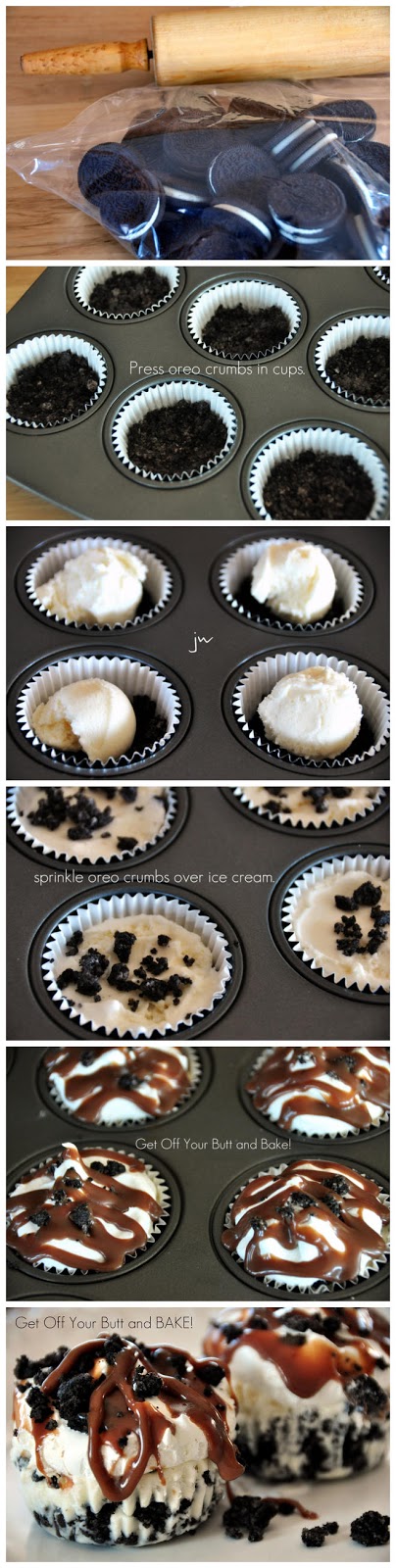 Hot Fudge Oreo Cupcakes