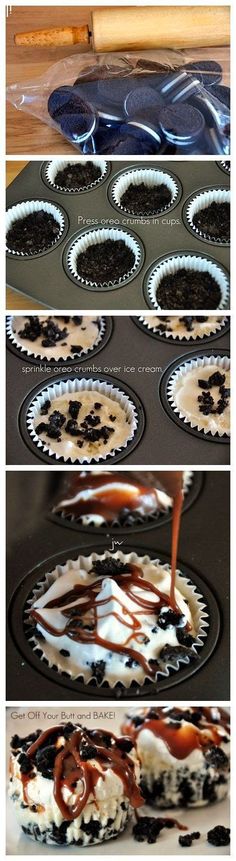 Hot Fudge Oreo Cupcakes