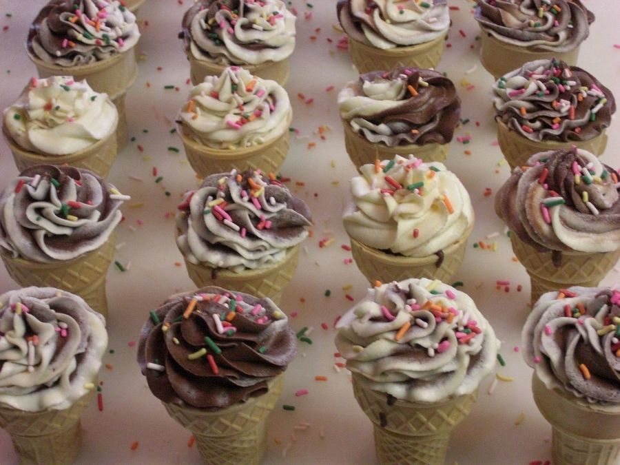 Ice Cream Cone Cupcake Cake