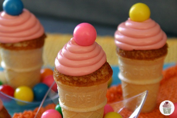 Ice Cream Cone Cupcakes