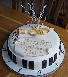 Instrument Birthday Cake